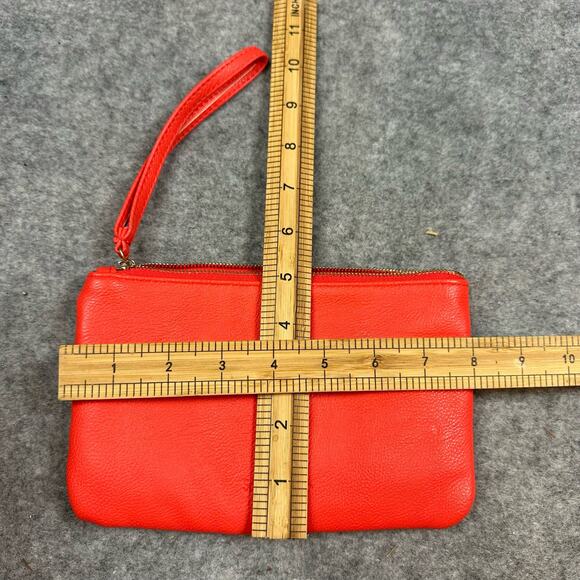 Safe Keeper Coral Red Wristlet Wallet Purse - Picture 8 of 8